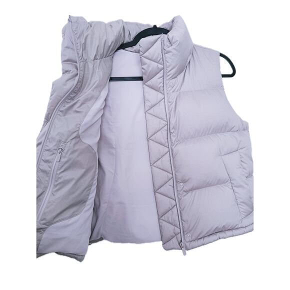 Lululemon Womens Wunder Puff Cropped Vest Size 4 Natural Ivory Outdoor Hiking - Picture 5 of 11